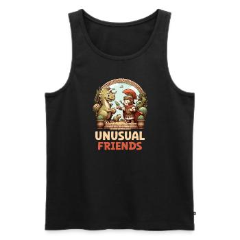 Julius Caesar Roman History Roman Empire - Men's Premium Organic Tank Top - black - Front - Michal (187cm)