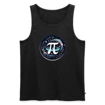 Funny Pi Day 2024 3.14 Pi Symbole numérique Mathématiques - Débardeur bio Premium Homme - noir - Devant - Michal (187cm)