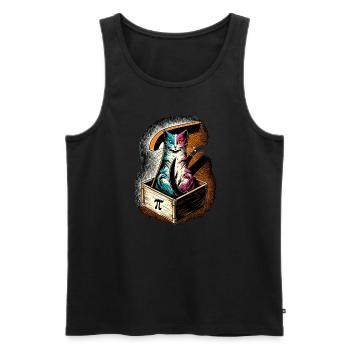 Funny Pi Day 2024 3.14 Pi Symbole numérique Mathématiques - Débardeur bio Premium Homme - noir - Devant - Michal (187cm)