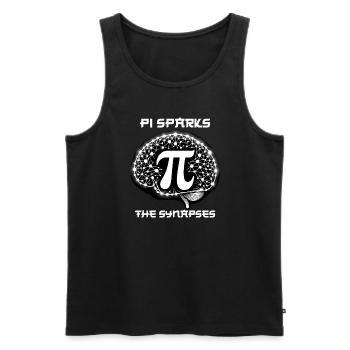 Funny Pi Day 2024 3.14 Pi Symbole numérique Mathématiques - Débardeur bio Premium Homme - noir - Devant - Michal (187cm)