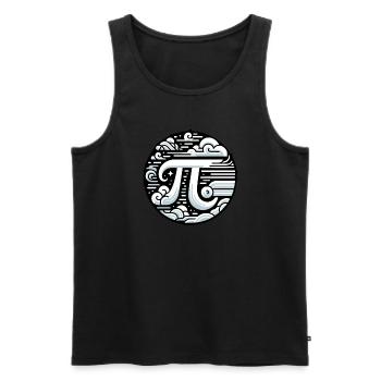 Funny Pi Day 2024 3.14 Pi Symbole numérique Mathématiques - Débardeur bio Premium Homme - noir - Devant - Michal (187cm)