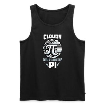 Funny Pi Day 2024 3.14 Pi Symbole numérique Mathématiques - Débardeur bio Premium Homme - noir - Devant - Michal (187cm)