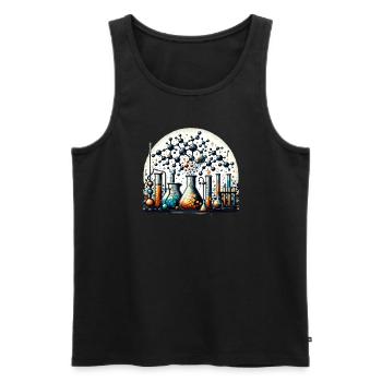 Organische Chemie, Chemiestudenten, Chemie - Männer Premium Bio Tank Top - Schwarz - Vorne - AI Model Male 178 light (178cm)