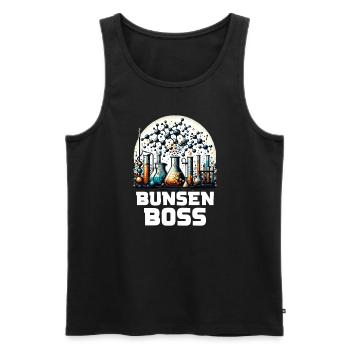 Organische Chemie, Chemiestudenten, Chemie - Männer Premium Bio Tank Top - Schwarz - Vorne - AI Model Male 178 light (178cm)