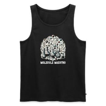 Organische Chemie, Chemiestudenten, Chemie - Männer Premium Bio Tank Top - Schwarz - Vorne - AI Model Male 178 light (178cm)