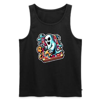 Puzzle Lover Jigzaw Puzzle Brettspiel Puzzler - Männer Premium Bio Tank Top - Schwarz - Vorne - AI Model Male 178 light (178cm)