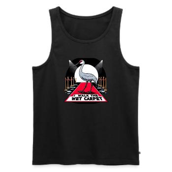 Sandhill Crane Lovers Bird Watching - Men's Premium Organic Tank Top - black - Front - Michal (187cm)