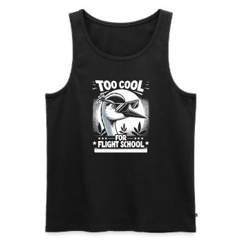 Sandhill Kranichliebhaber Vogelbeobachtung - Männer Premium Bio Tank Top - Schwarz - Vorne - AI Model Male 178 light (178cm)