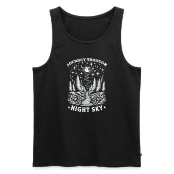 Astrophotography Astronomy Space Camera - Men's Premium Organic Tank Top - black - Front - AI Model Male 178 light (178cm)