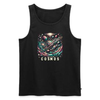 Astrophotography Astronomy Space Camera - Men's Premium Organic Tank Top - black - Front - AI Model Male 178 light (178cm)