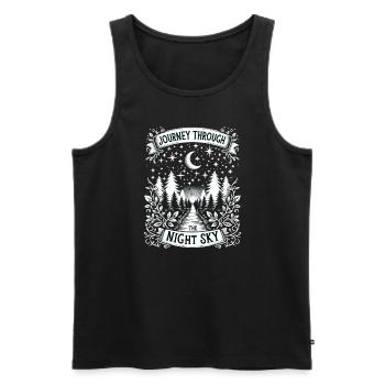 Astrophotography Astronomy Space Camera - Men's Premium Organic Tank Top - black - Front - AI Model Male 178 light (178cm)