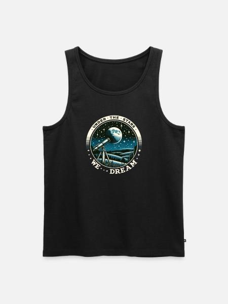 Astrophotography Astronomy Space Camera - Men's Premium Organic Tank Top - black
