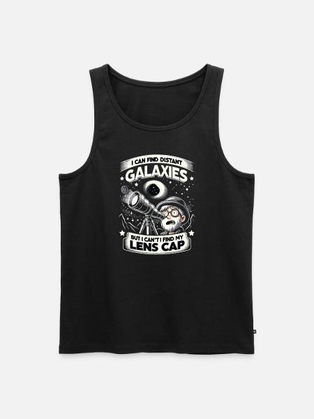 Astrophotography Astronomy Space Camera - Men's Premium Organic Tank Top - black
