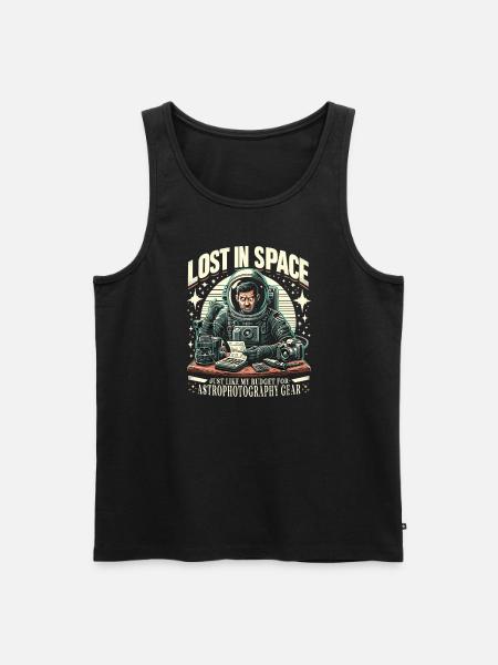 Astrophotography Astronomy Space Camera - Men's Premium Organic Tank Top - black
