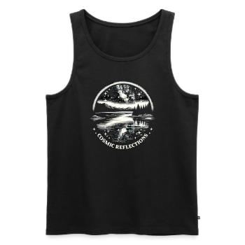 Astrophotography Astronomy Space Camera - Men's Premium Organic Tank Top - black - Front - AI Model Male 178 light (178cm)