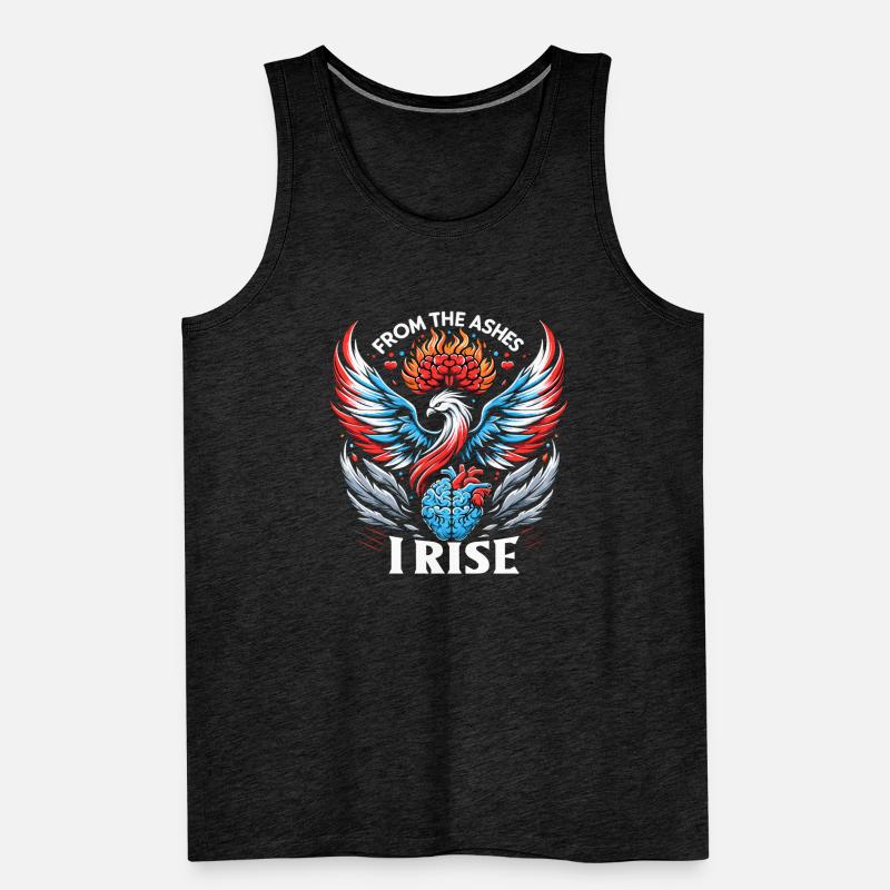 Schlaganfall-überlebende Schlaganfall-bewusstsein Männer Premium Bio Tank Top