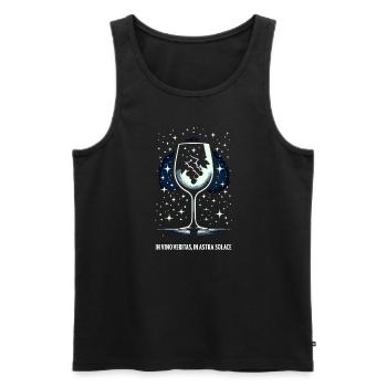 Wine making Wine Maker Wine Lover Wine Fan - Männer Premium Bio Tank Top - Schwarz - Vorne - AI Model Male 178 light (178cm)