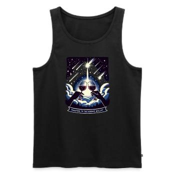Wine making Wine Maker Wine Lover Wine Fan - Männer Premium Bio Tank Top - Schwarz - Vorne - AI Model Male 178 light (178cm)