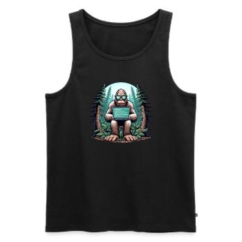 Ethical Hacking Analyst Ethical Cyber Security - Men's Premium Organic Tank Top - black - Front - Michal (187cm)