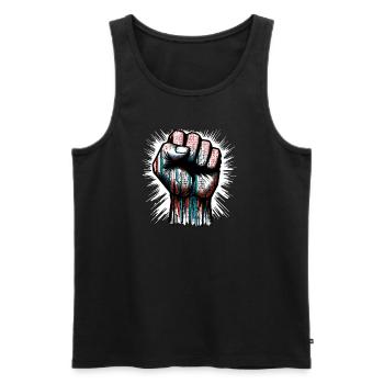 Ethical Hacking Analyst Ethical Cyber Security - Men's Premium Organic Tank Top - black - Front - Michal (187cm)