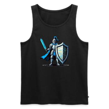 Ethical Hacking Analyst Ethical Cyber Security - Men's Premium Organic Tank Top - black - Front - Michal (187cm)