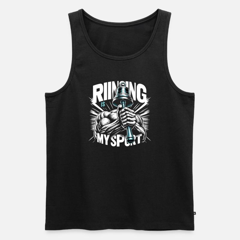 Ensemble for ringing - Men's Premium Organic Tank Top - black