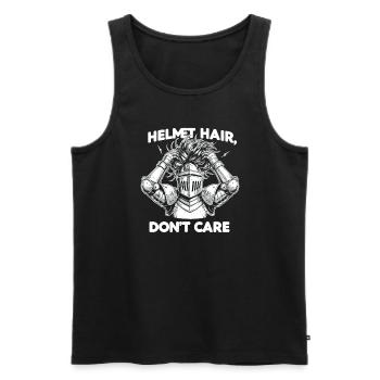 Knight Knight Medieval Renaissance Armor - Men's Premium Organic Tank Top - black - Front - Michal (187cm)