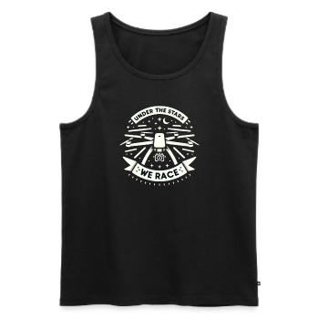 Drohne Pilot Opa Geschenkidee Alter Mann Mit - Männer Premium Bio Tank Top - Schwarz - Vorne - AI Model Male 178 light (178cm)
