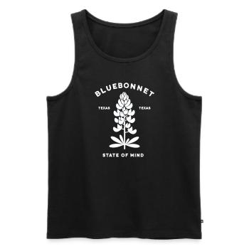 Texas Wildflowers Season Fields Flowers Texas - Men's Premium Organic Tank Top - black - Front - Michal (187cm)
