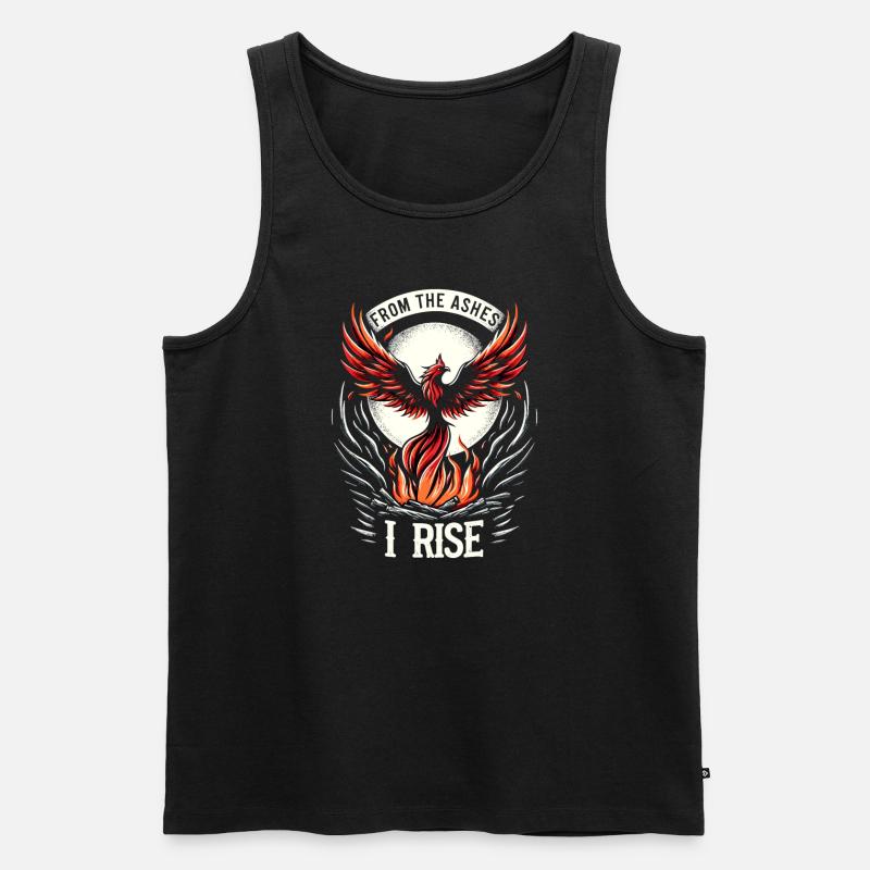 Schlaganfall-überlebende Schlaganfall-bewusstsein - Männer Premium Bio Tank Top - Schwarz