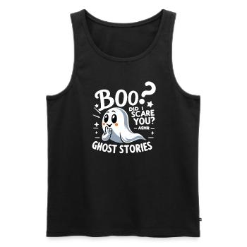 Asmr Whispering Asmr Enthusiast Mindfulness - Männer Premium Bio Tank Top - Schwarz - Vorne - AI Model Male 178 light (178cm)