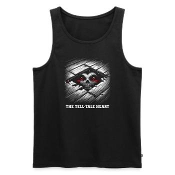 Edgar Allan Poe Fan, Klassische Literatur, - Männer Premium Bio Tank Top - Schwarz - Vorne - AI Model Male 178 light (178cm)