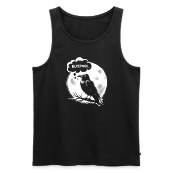 Edgar Allan Poe Fan, Classic Literature, - Men's Premium Organic Tank Top - black - Front - Michal (187cm)