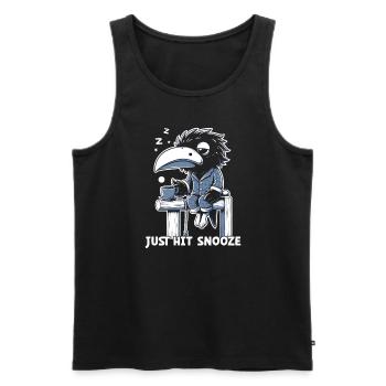 Edgar Allan Poe Fan, Klassische Literatur, - Männer Premium Bio Tank Top - Schwarz - Vorne - AI Model Male 178 light (178cm)