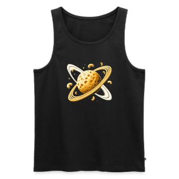 Alien Extraterrestrial Area 51 Ufo Space Geek - Männer Premium Bio Tank Top - Schwarz - Vorne - Michal (187cm)