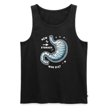 Schlauchmagen Schlauchmagenchirurgie Gastrektomie - Männer Premium Bio Tank Top - Schwarz - Vorne - Michal (187cm)