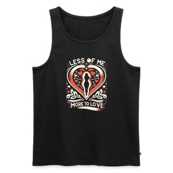 Schlauchmagen Schlauchmagenchirurgie Gastrektomie - Männer Premium Bio Tank Top - Schwarz - Vorne - Michal (187cm)
