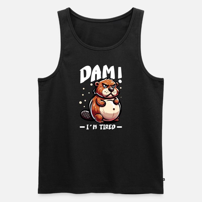 Schwangerschaftsankündigung „mutterschaft Werdende - Männer Premium Bio Tank Top - Schwarz