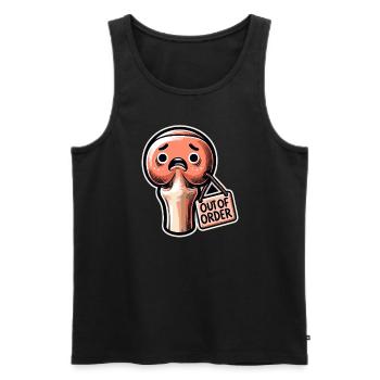 Hip Replacement Surgery Hip Surgery Post-op - Men's Premium Organic Tank Top - black - Front - AI Model Male 178 light (178cm)