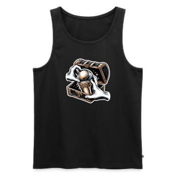 Hip Replacement Surgery Hip Surgery Post-op - Men's Premium Organic Tank Top - black - Front - AI Model Male 178 light (178cm)