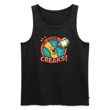 Hip Replacement Surgery Hip Surgery Post-op - Men's Premium Organic Tank Top - black - Front - AI Model Male 178 light (178cm)