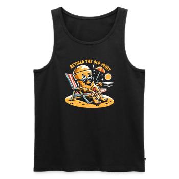 Hip Replacement Surgery Hip Surgery Post-op - Men's Premium Organic Tank Top - black - Front - AI Model Male 178 light (178cm)