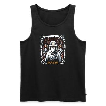Cowboy Barn Bull Rider Rodeo Country Western - Men's Premium Organic Tank Top - black - Front - Michal (187cm)
