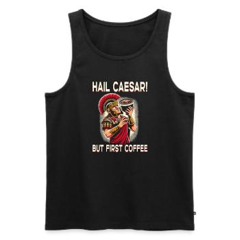 Julius Caesar Roman History Roman Empire - Men's Premium Organic Tank Top - black - Front - Michal (187cm)