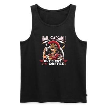 Julius Caesar Roman History Roman Empire - Men's Premium Organic Tank Top - black - Front - Michal (187cm)