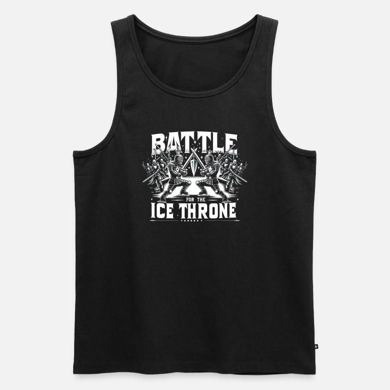 Ice Skating Ice Skaters - Men's Premium Organic Tank Top - black