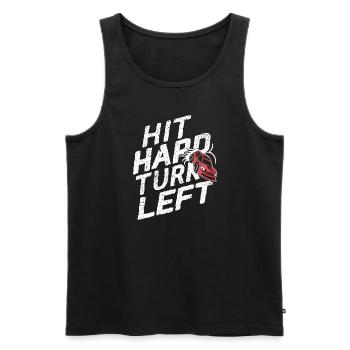 Demo Derby Demolition Derby Demolition Derby - Men's Premium Organic Tank Top - black - Front - AI Model Male 178 light (178cm)