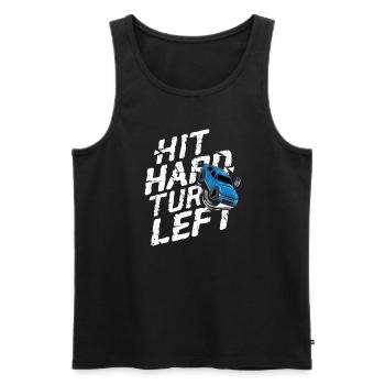 Demo Derby Demolition Derby Demolition Derby - Men's Premium Organic Tank Top - black - Front - AI Model Male 178 light (178cm)