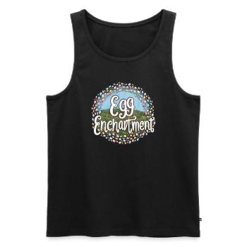 Ostara Eostre Equinox Witch Pagan Goddess Rituals - Men's Premium Organic Tank Top - black - Front - Michal (187cm)