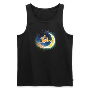 Ostara Eostre Equinox Witch Pagan Goddess Rituals - Men's Premium Organic Tank Top - black - Front - Michal (187cm)